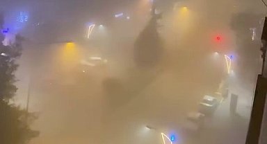 Kahta'da yoğun sis etkili oldu