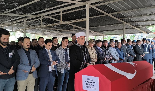 Kansere karşı mücadelesini kaybeden uzman çavuş son yolculuğuna uğurlandı