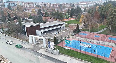 Karabük Belediyesi 5000 evler sosyal tesisleri'nde çalışmalar hız kesmiyor