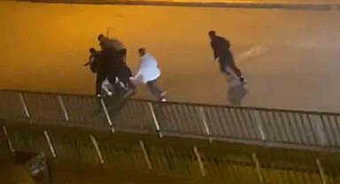 Karabük'te bir genç, 4 kişi tarafından böyle darbedildi