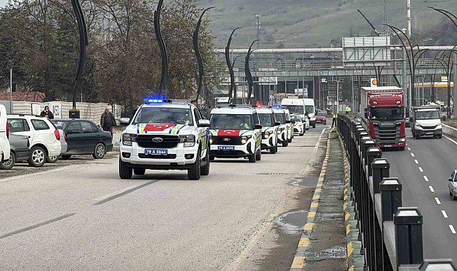 Karabük'te emniyet ve jandarmaya 47 yeni araç tahsisi yapıldı