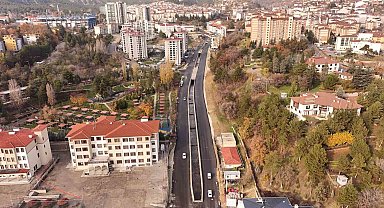 Karabük'te Ergenekon Mahallesi trafiğe açıldı