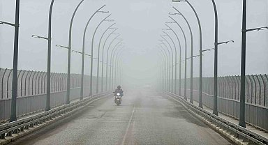 Karabük'te yoğun sis etkili oluyor