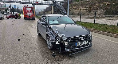 Karabük'teki kazalarda 2 kişi yaralandı