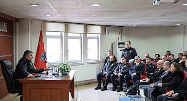 Karaburun birim amirleriyle buluştu