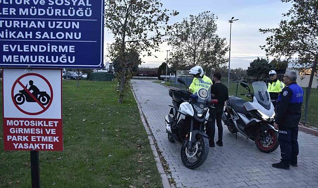 Karacabey Atatürk Kültür Parkı'na motosikletle giriş tamamen yasaklandı