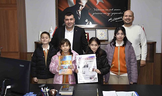 Karacabey Belediyesi, öğrencilerin yanında
