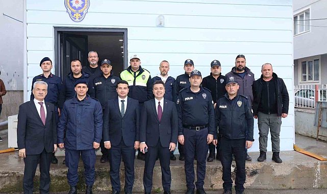 Karacasu'da tayini çıkan savcı ve mal müdürü onuruna veda yemeği