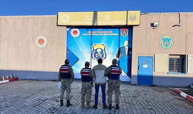 Kars'ta 5 yıl hapis cezası bulunan 1 kişi yakalandı