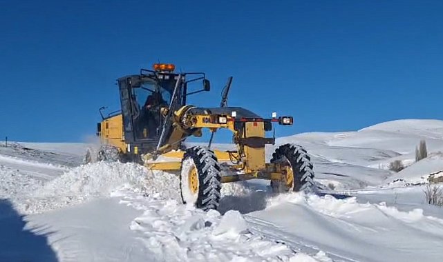 Kars'ta kapalı köy yolu kalmadı