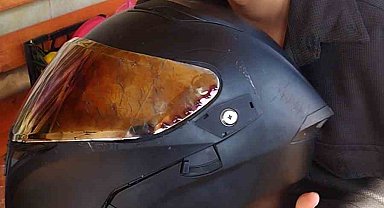 Kaskla yaşama tutunan motosikletli genç: "Polisler doğru söylüyormuş"