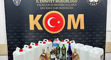 Kastamonu'da kaçak içki operasyonu