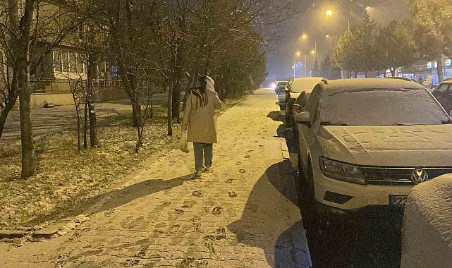 Kastamonu'da kar yağışı etkili oluyor