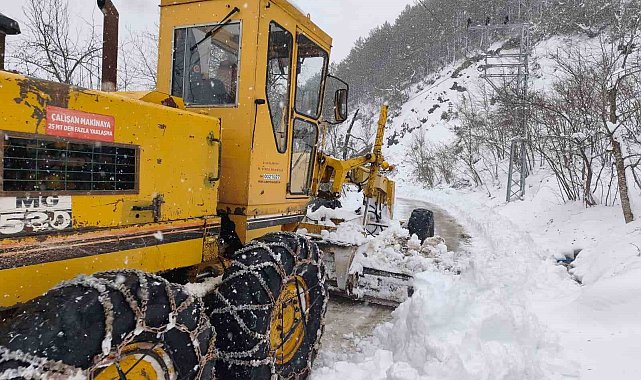 Kastamonu'da kardan yolu kapanan köy sayısı 790'a yükseldi