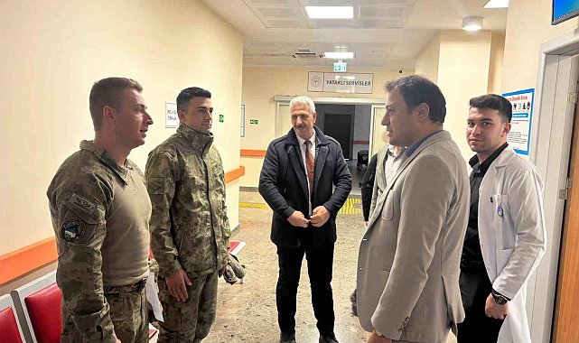 Kaymakam Bayram kurumlarda yürütülen çalışmaları yerinde inceledi