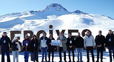 Kayseri Büyükşehir Türk Kayak Merkezleri Birliği'ni ağırladı