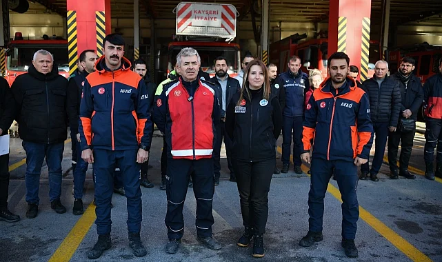 Kayseri itfaiyesinden ağır akreditasyon eğitimleri