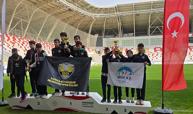 Kayseri Spor A.Ş. Karaman'dan madalyalar ile döndü
