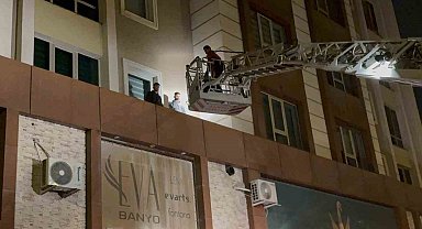 Kayseri'de bir garip olay: 3'üncü kattan çarşafla indiler: 2 gözaltı