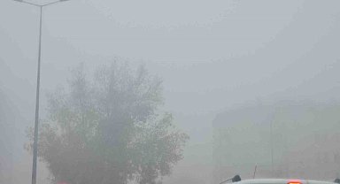 Kayseri'de sis görüş mesafesini düşürdü