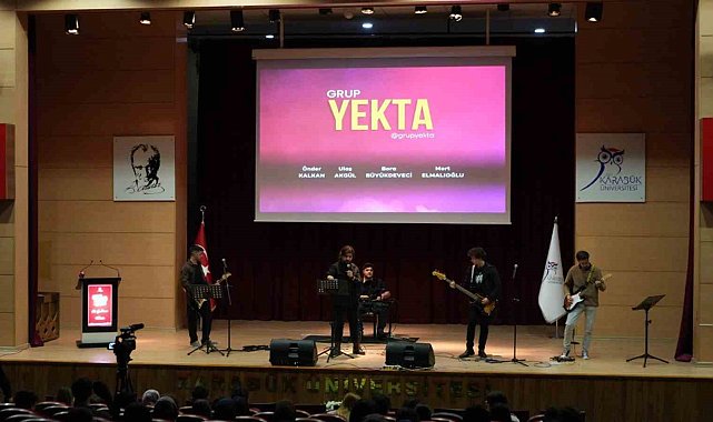 KBÜ'de öğrenci müzik grubu Yekta konser verdi