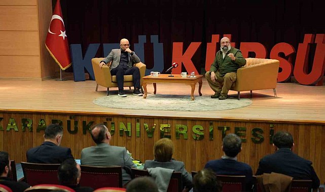 KBÜ'de Ömer Özkök ve Hikmet Genç öğrencilerle bir araya geldi