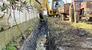 Keşan Mecidiye'de derelerde temizlik seferberliği