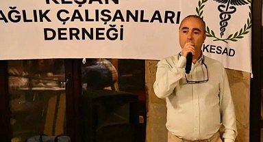 Keşan'da sağlık çalışanlarından güçlü buluşma