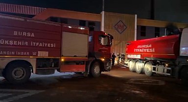 Kestel'de fabrika yangını paniğe neden oldu