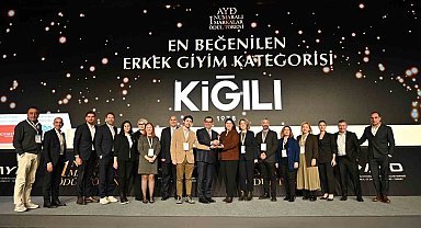 Kiğılı, 'En Beğenilen Erkek Giyim Markası' seçildi