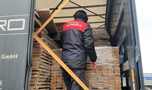 Kırklareli'nde ihracat ürünlerine sıkı denetim