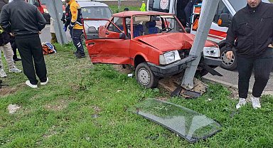 Kırklareli'nde trafik kazası: 1 yaralı