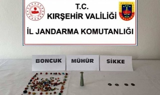 Kırşehir'de 'Anadolu Mirası' operasyonu: Çok sayıda tarihi eser ele geçirildi