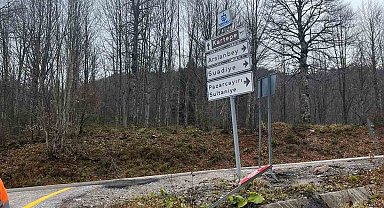 Kış turizm merkezi Kartepe'nin yolunda güvenlik önlemleri artırıldı