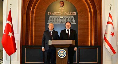 KKTC Meclis Başkanı Ziya Öztürkler Trabzon'da