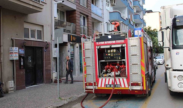 Klimadan çıkan yangın kısa sürede söndürüldü