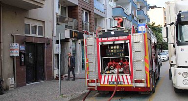 Klimadan çıkan yangın kısa sürede söndürüldü