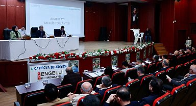 Kocaeli Çayırova'da yılın son meclis toplantısı yapıldı