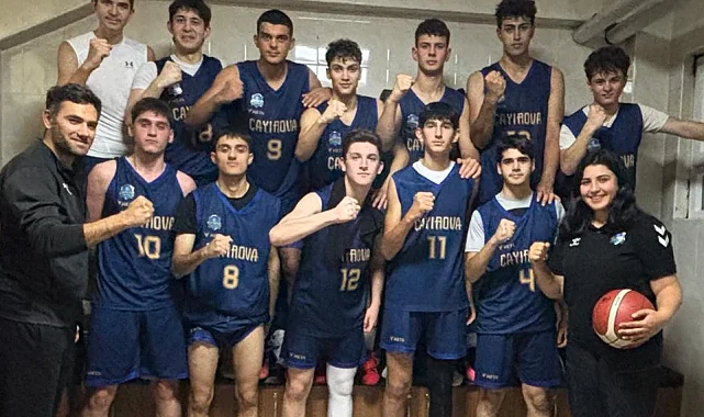 Kocaeli Çayırova'nın genç basketbolcuları namağlup lider