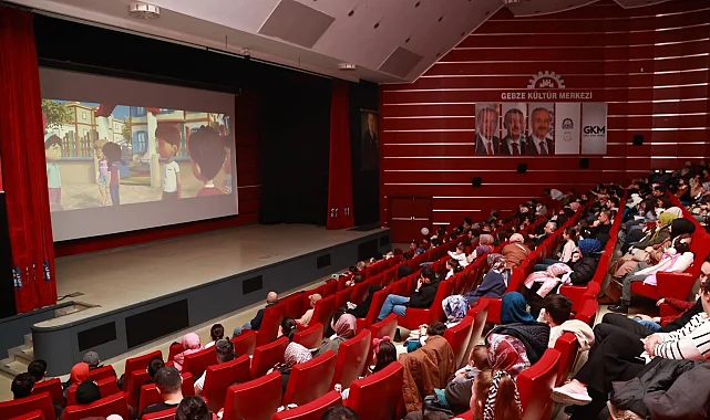 Kocaeli Gebze'de çocuklar sinema keyfi yaşadı