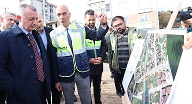 Kocaeli'de Başkan Büyükakın, Eskihisar Kavşağı'nda son durumu inceledi