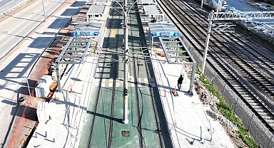 Kocaeli'de tramvay uzatılıyor...