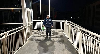 Kocaeli'den buzlanmaya karşı yoğun mesai