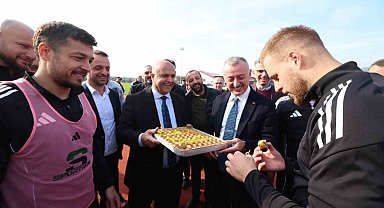 Kocaelispor'a Kasımpaşa maçı öncesi baklavalı moral