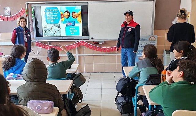 Koçarlı'da öğrencilere balık tüketiminin önemi anlatıldı