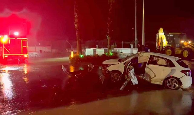 Kontrolden çıkan otomobilin sürücüsü hayatını kaybetti