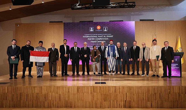 Konya Büyükşehir'in desteklediği "Uluslararası Naat-ı Şerif Yarışması"nda ödüller sahiplerini buldu