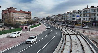 Konya'da Adliye - Şehir Hastanesi Raylı Sistem bağlantısında sona yaklaşıldı