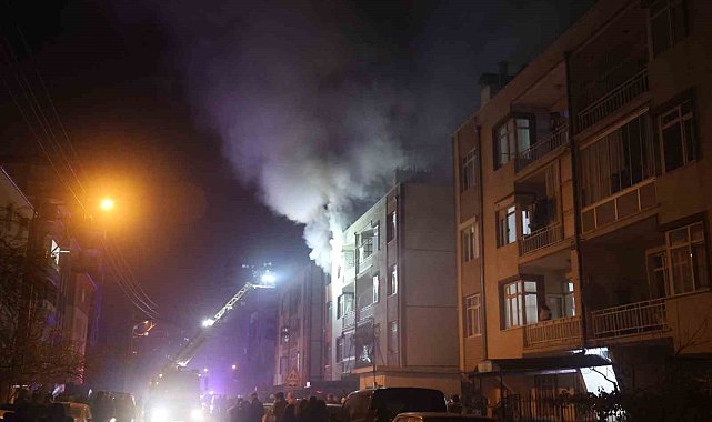 Konya'da apartman dairesinde korkutan yangın