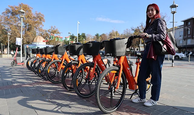 Konya'da paylaşımlı elektrikli bisiklet dönemi